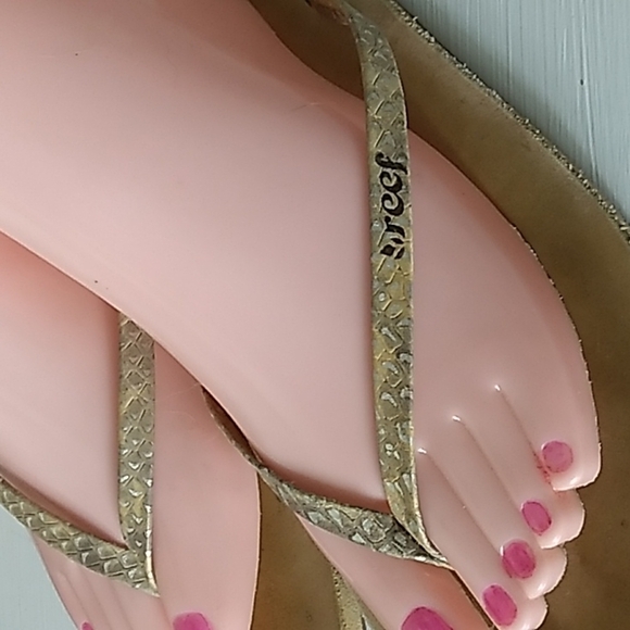 Reef premium leather sandals 10 handcrafted in Brazil - Picture 2 of 7